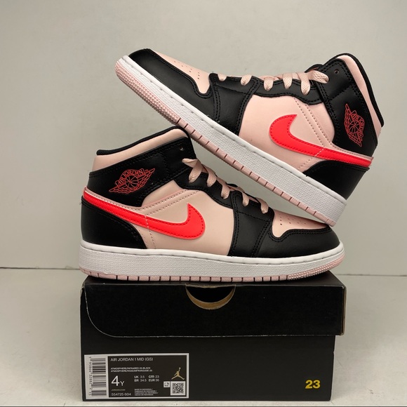 Jordan Shoes - Nike Air Jordan 1 Retro Mid GS “Atmosphere” NEW 2022